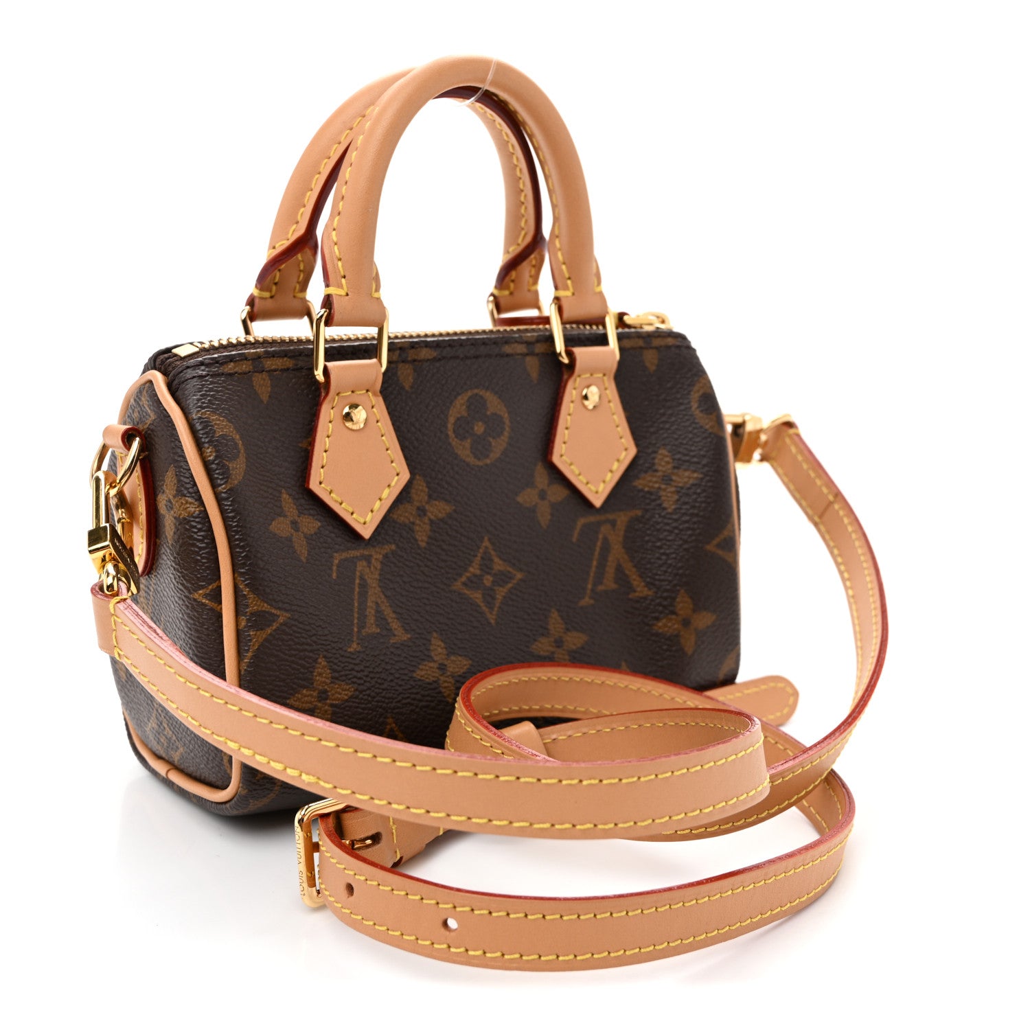 Louis Vuitton Monogram Nano Speedy Bandouliere 3 of 11