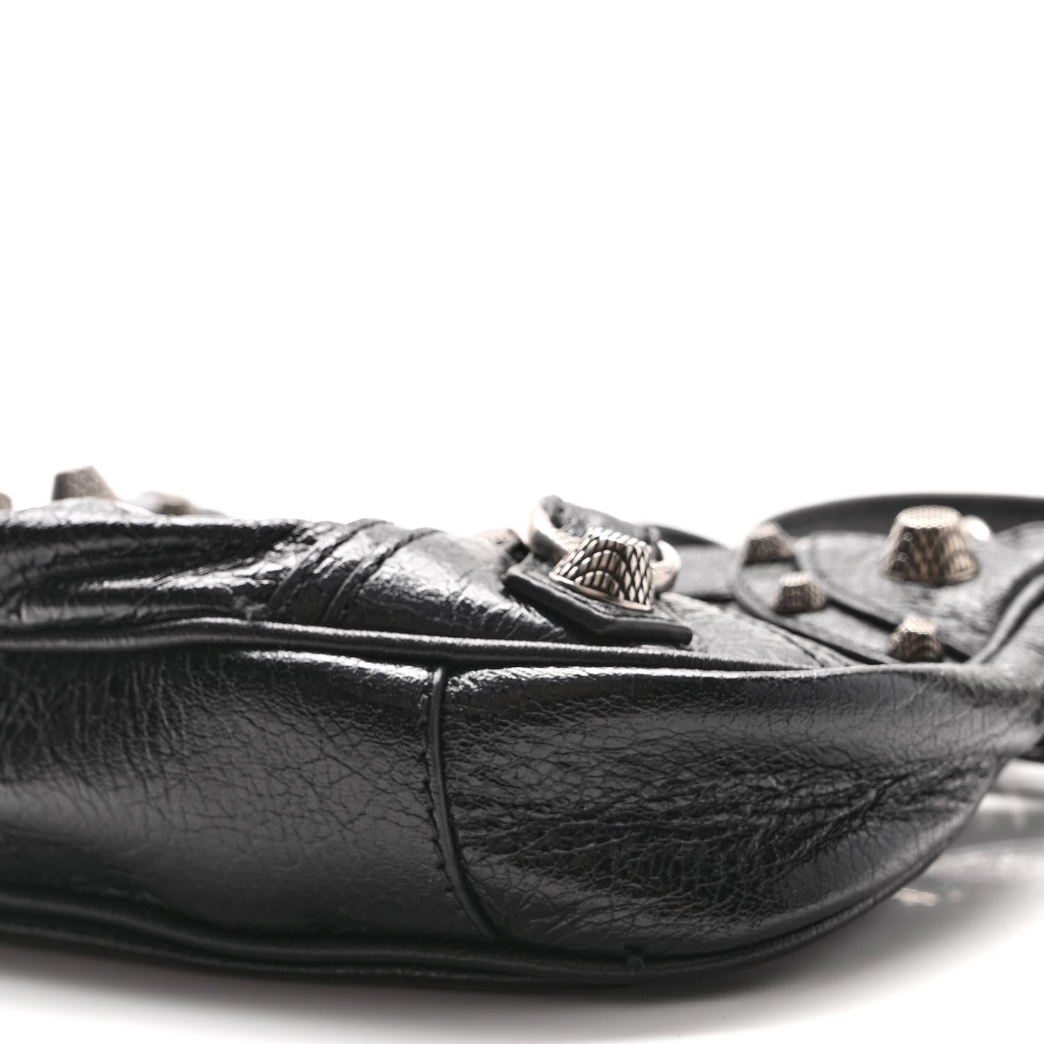 Balenciaga Agneau Arena Le Cagole Mini Purse With Chain Black 9 of 9