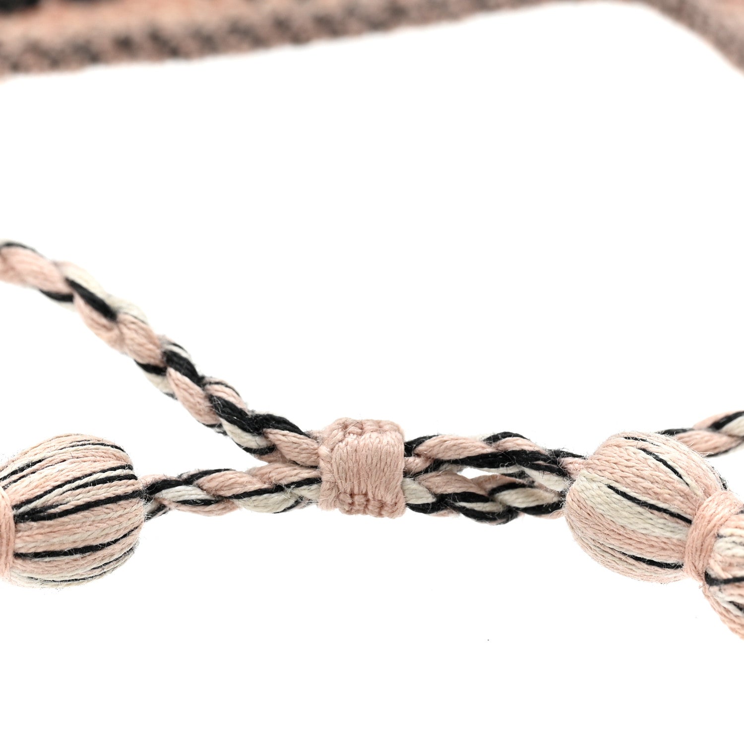 Christian Dior Woven Cotton J'Adior Friendship Bracelet Pink 4 of 5
