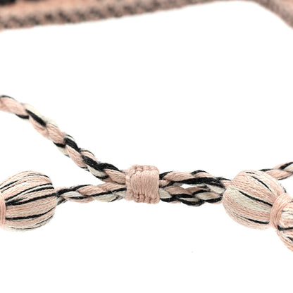 Christian Dior Woven Cotton J'Adior Friendship Bracelet Pink 4 of 5
