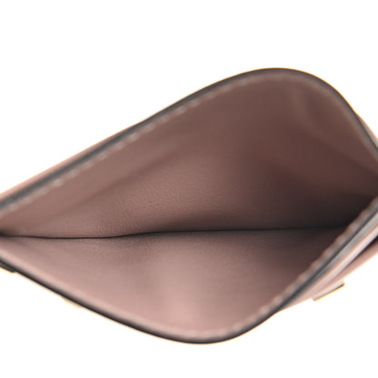 Valentino Garavani Vitello Rockstud Card Holder Poudre 5 of 9