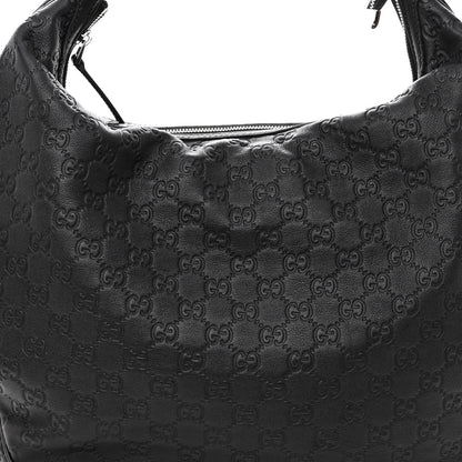 Gucci Guccissima Large GG Twins Hobo Black 9 of 12