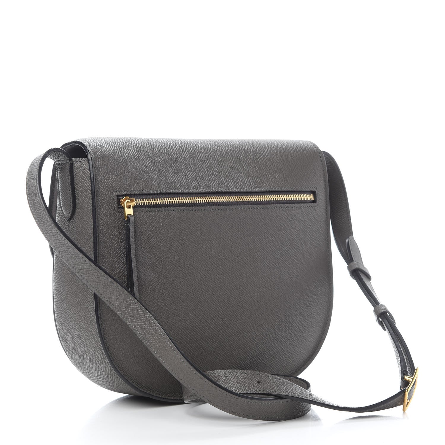 Celine Baby Grained Calfskin Medium Trotteur Grey 3 of 11