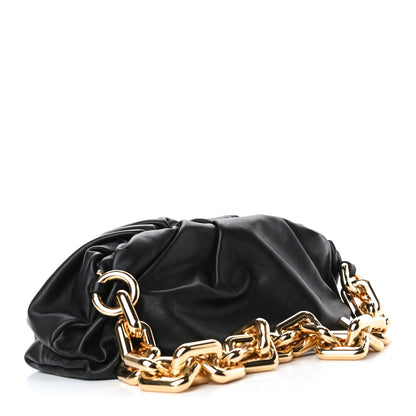 Bottega Veneta Calfskin The Pouch Chain Black 2 of 4