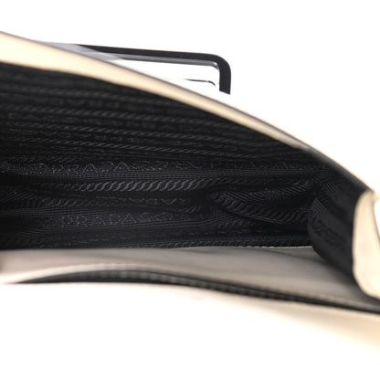 Prada City Calf Plex Ribbon Bag White 5 of 19