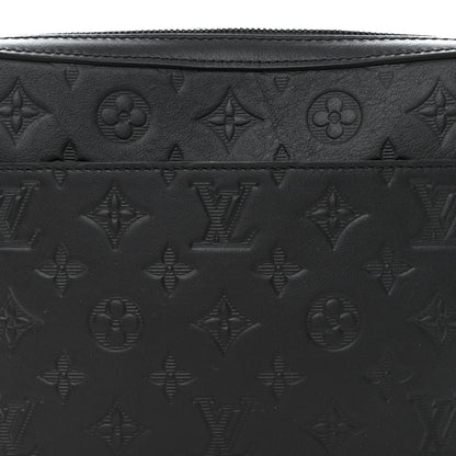 Louis Vuitton Calfskin Monogram Shadow Duo Messenger Black 8 of 10