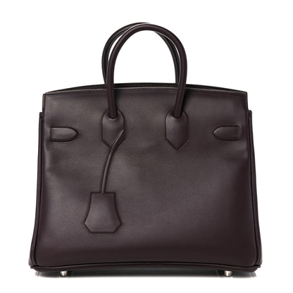 Hermes Swift Birkin Shadow 25 Rouge Sellier 4 of 27