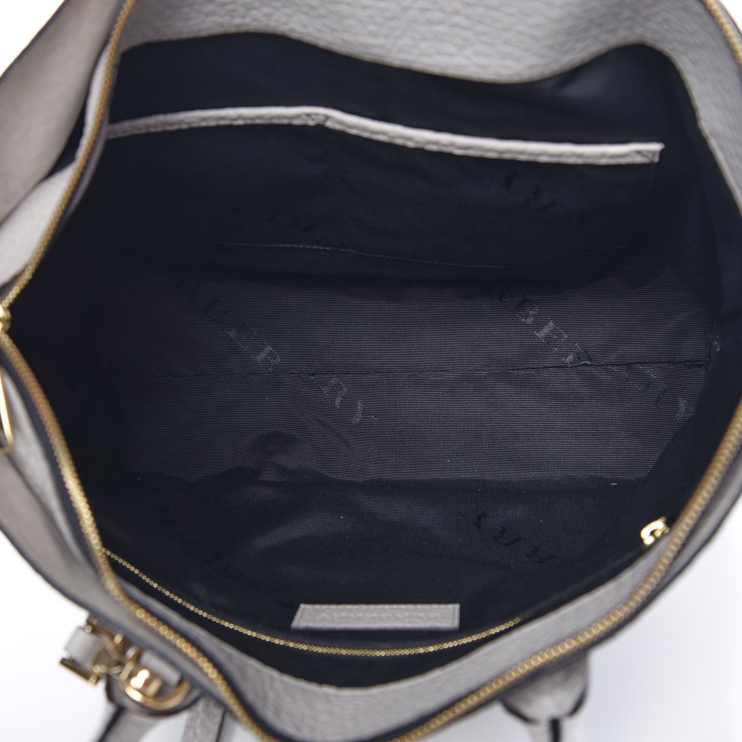 Burberry Heritage Grain Check Embossed Medium Dewsbury Tote Stone White 6 of 11