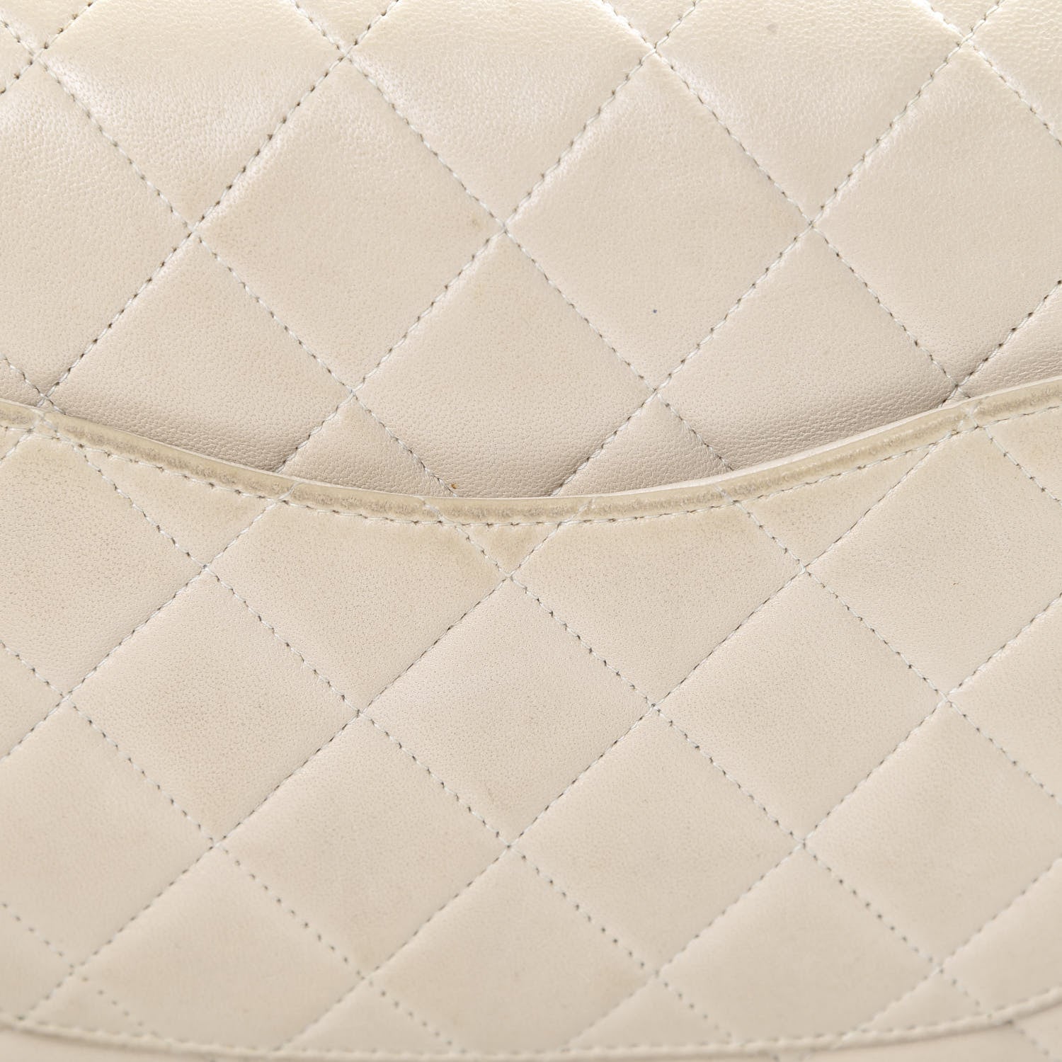 Chanel Lambskin Quilted Medium Double Flap Beige 19 of 22