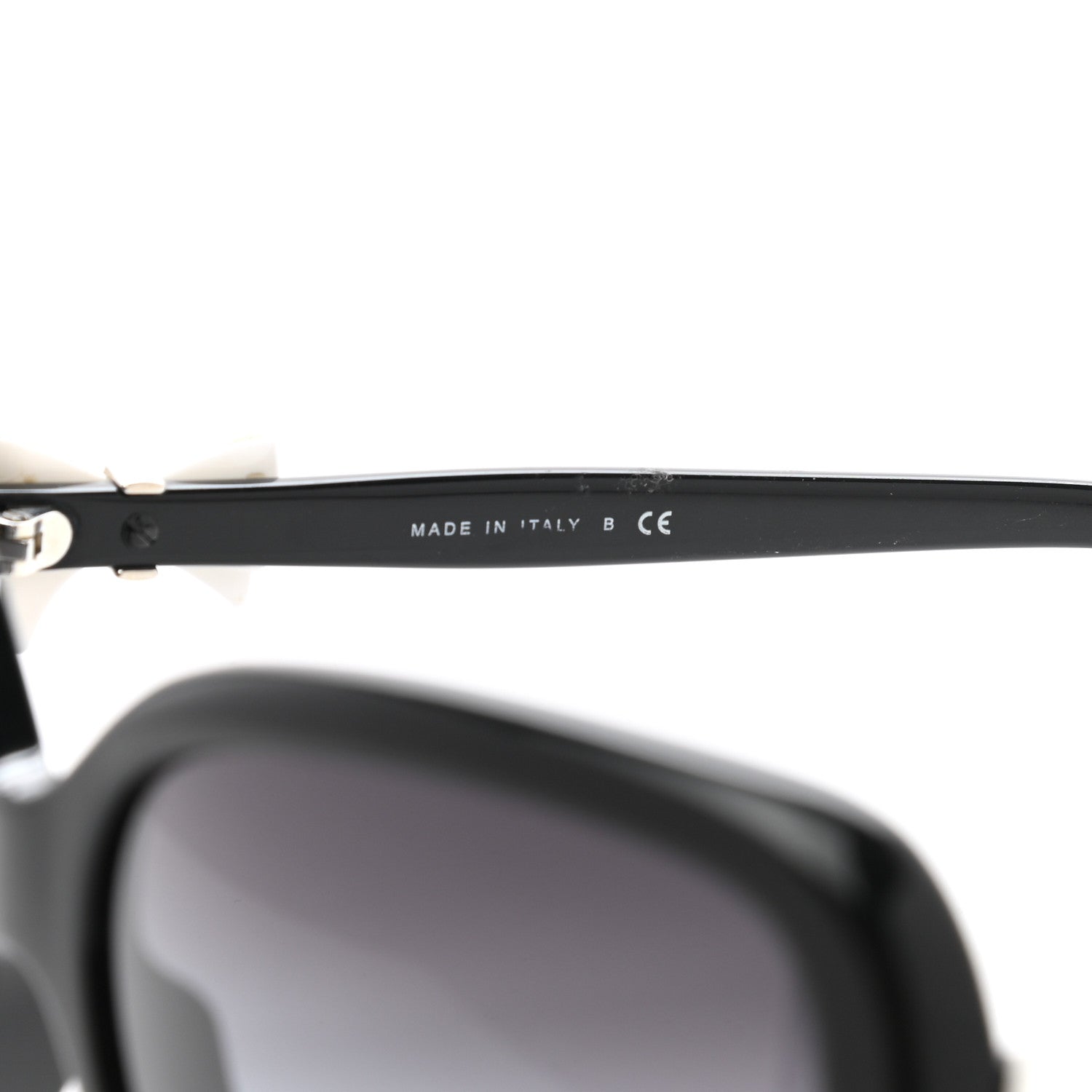 Chanel Acetate CC Bow Sunglasses 5171 Black White 6 of 7
