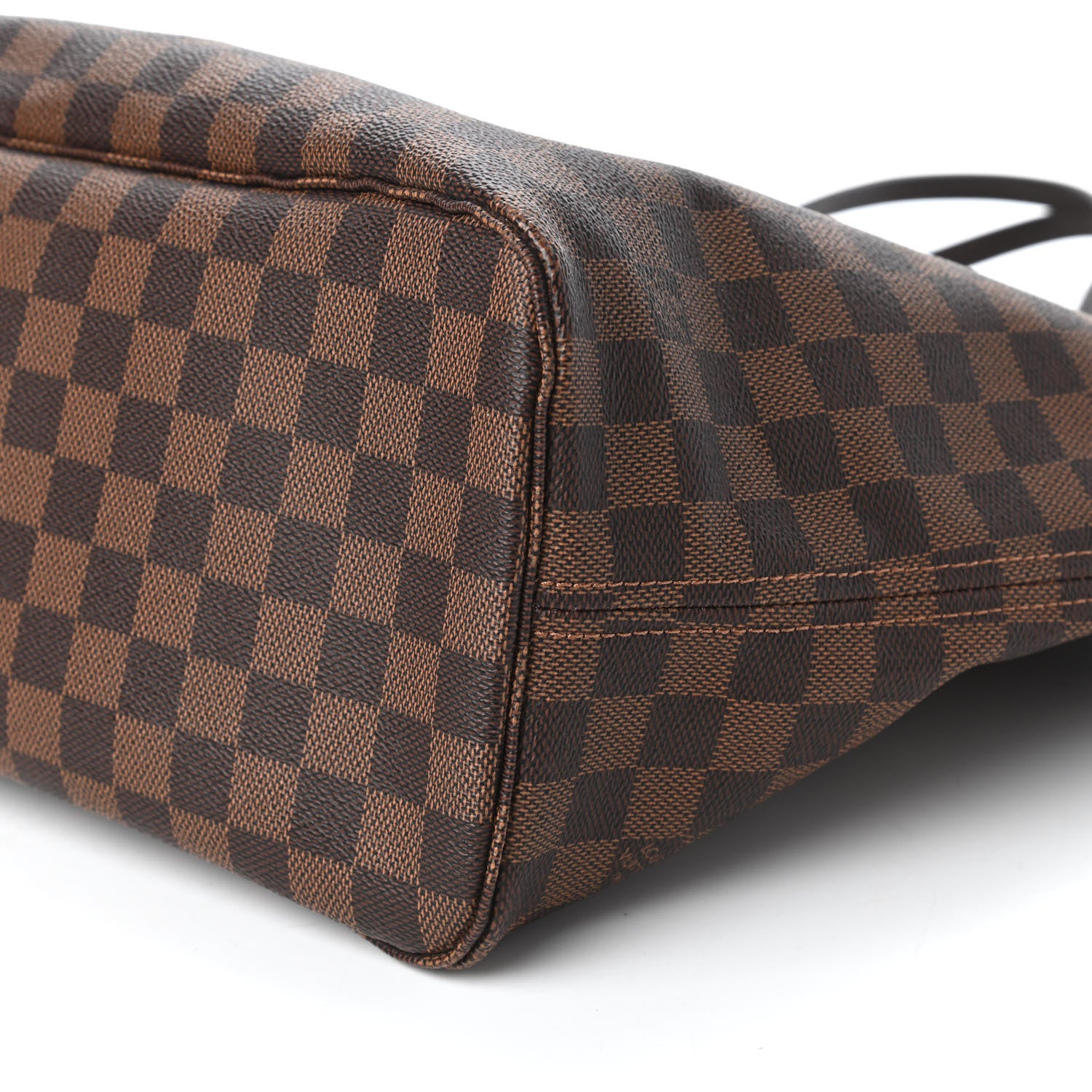 Louis Vuitton Damier Ebene Neo Neverfull MM Rose Ballerine 7 of 11