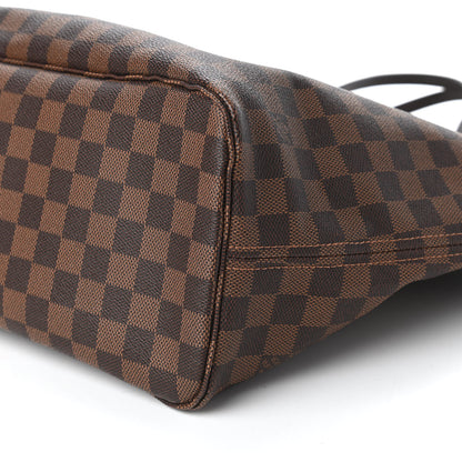 Louis Vuitton Damier Ebene Neo Neverfull MM Rose Ballerine 7 of 11