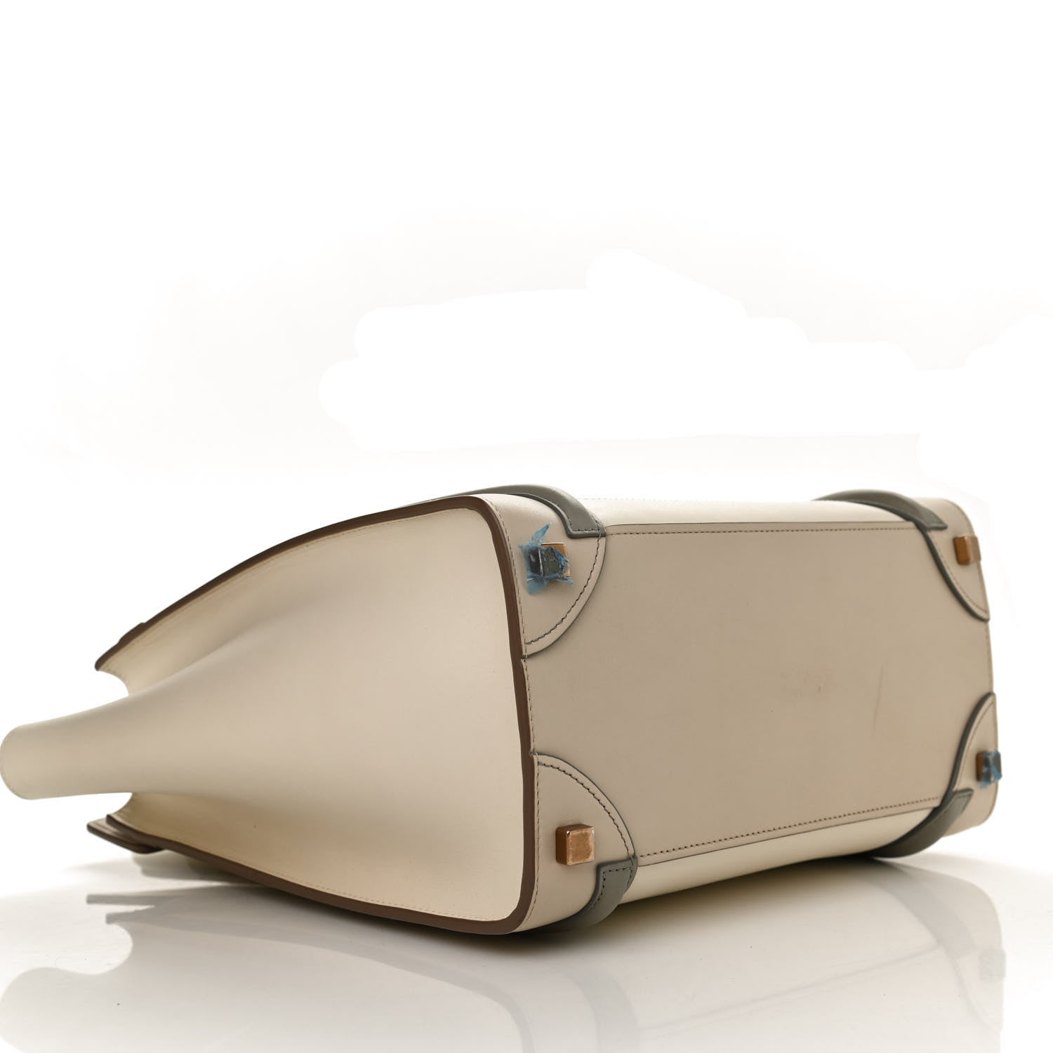 Celine Shiny Smooth Calfskin Micro Tri-Color Luggage Natural 14 of 18