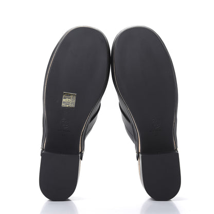Chanel Calfskin CC Turn Lock Clogs 41 Black 5 of 8