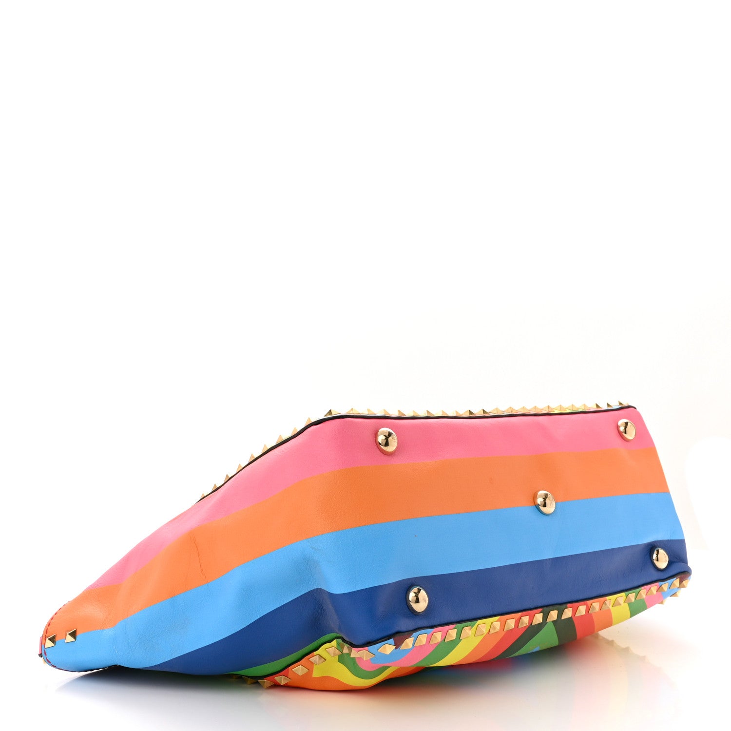Valentino Garavani Vitello 1973 Medium Rockstud Tote Multicolor 4 of 12