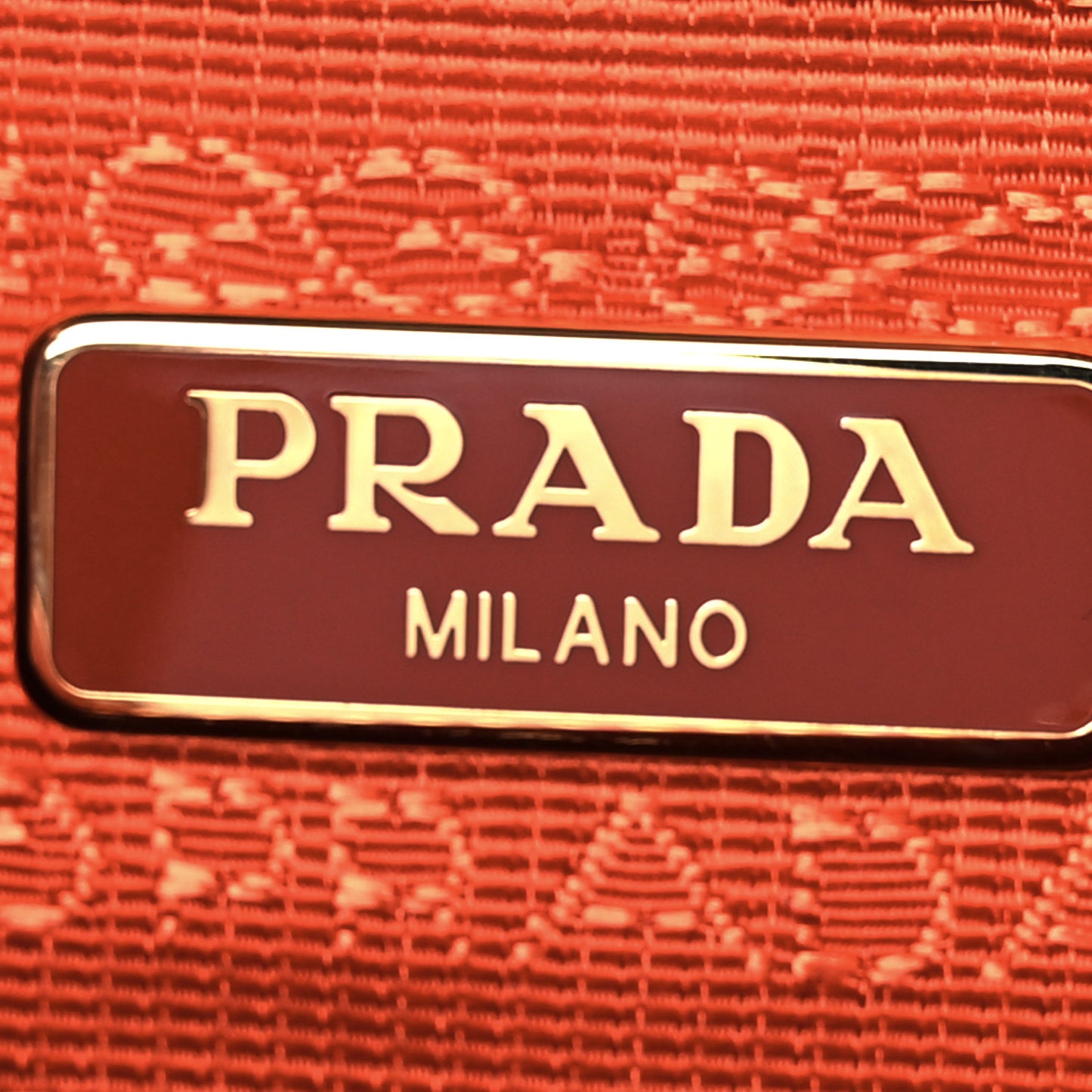 Saffiano Lux Mini Re-Edition Shoulder Bag Arancio