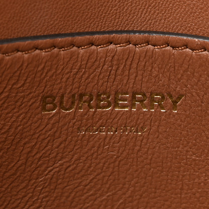 Burberry Canvas Calfskin Small TB Bag Natural Malt Brown 6 of 13