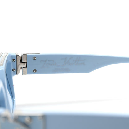 Louis Vuitton Acetate 1.1 Millionaires Sunglasses Z1327W Pale Blue 6 of 7