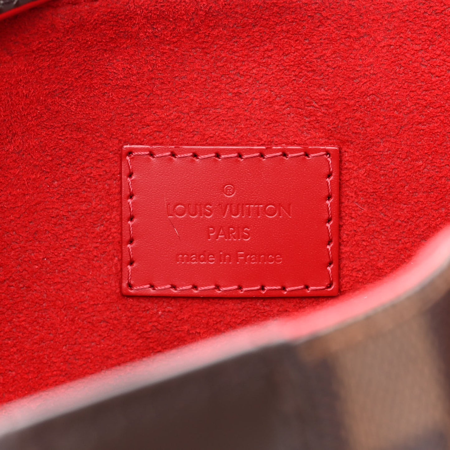 Damier Ebene Caissa Hobo Cherry