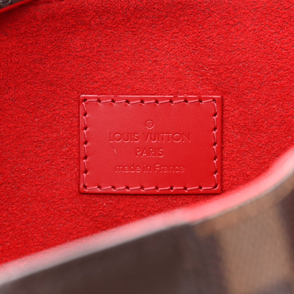 Louis Vuitton Damier Ebene Caissa Hobo Cherry 6 of 9