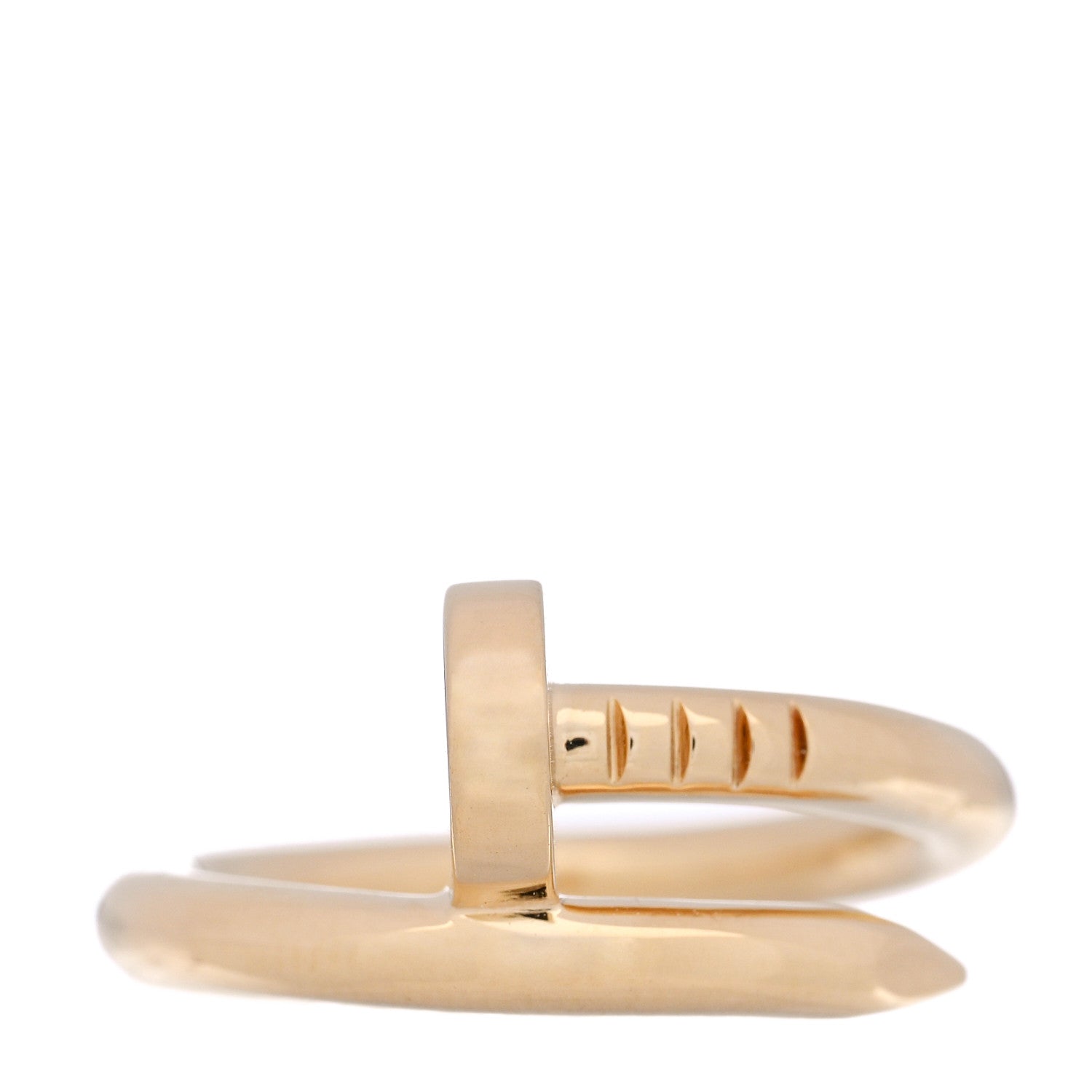 Cartier 18K Yellow Gold Juste Un Clou Ring 53 6.25 1 of 7