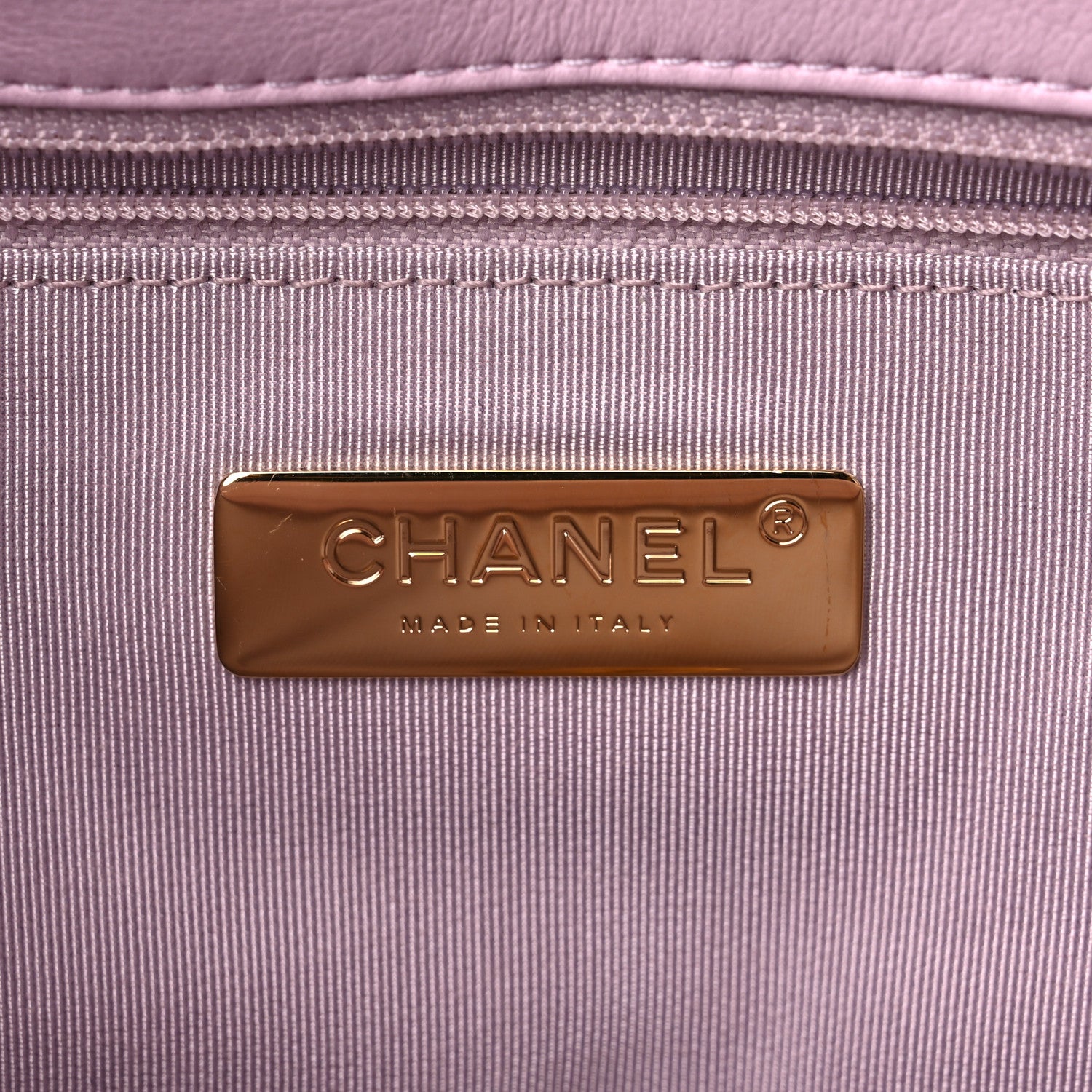 Chanel Lambskin Quilted Medium Chanel 19 Flap Light Pink 6 of 10