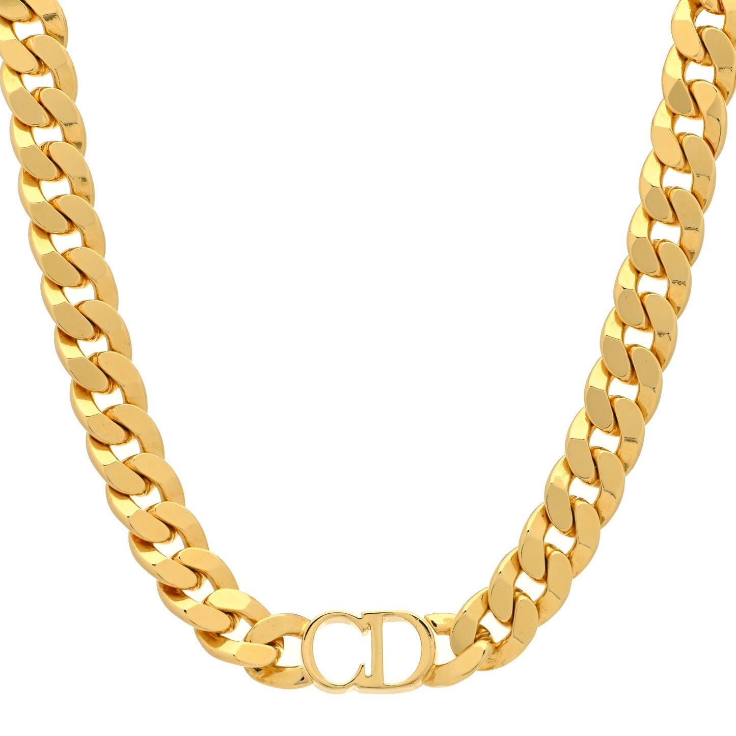 Metal Danseuse Etoile Chain Choker Necklace Gold