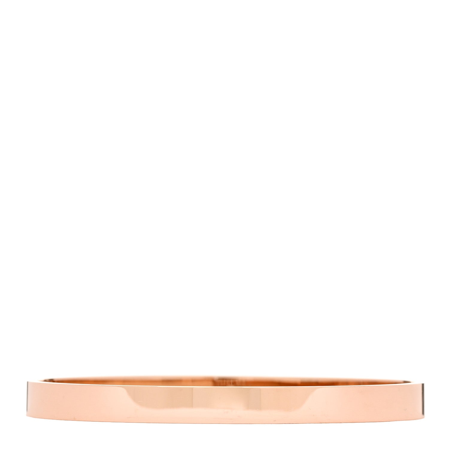 Hermes 18K Rose Gold Diamond PM Kelly Bracelet LG 2 of 4