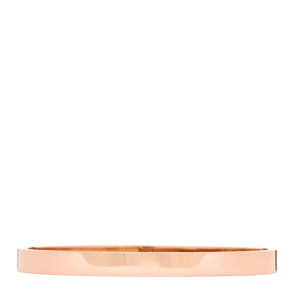 Hermes 18K Rose Gold Diamond PM Kelly Bracelet LG 2 of 4