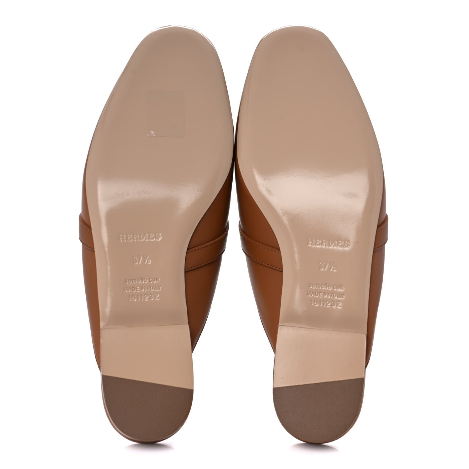 Hermes Goatskin Oz Mules 37.5 Palissandre 5 of 7