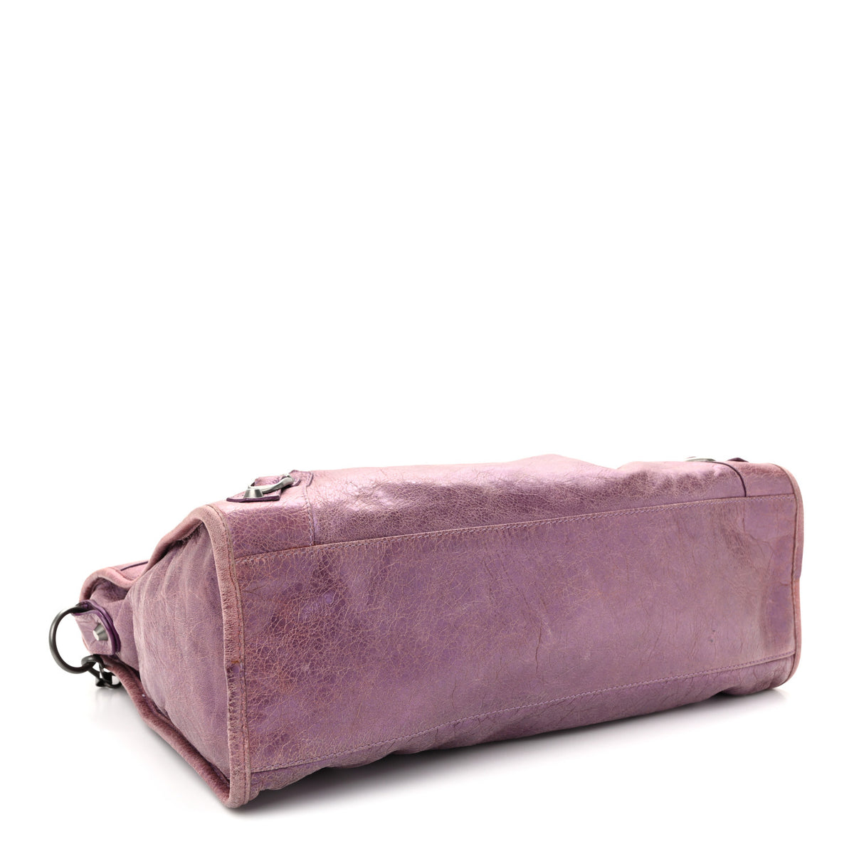Agneau Classic Hardware City Metallic Purple