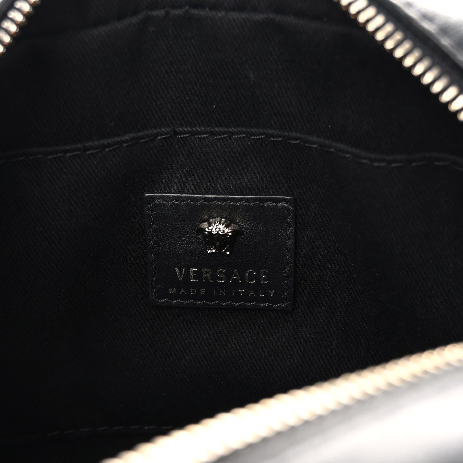 Versace Calfskin Palazzo Camera Bag Black 6 of 9