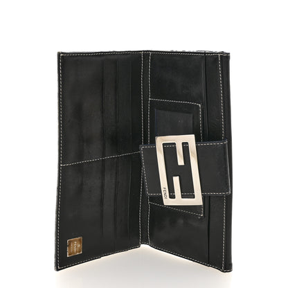 Fendi Zucchino Forever Continental Wallet Navy 5 of 11