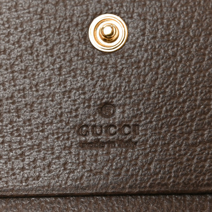 Gucci GG Supreme Monogram Web Ophidia Card Case Beige New Acero 6 of 7