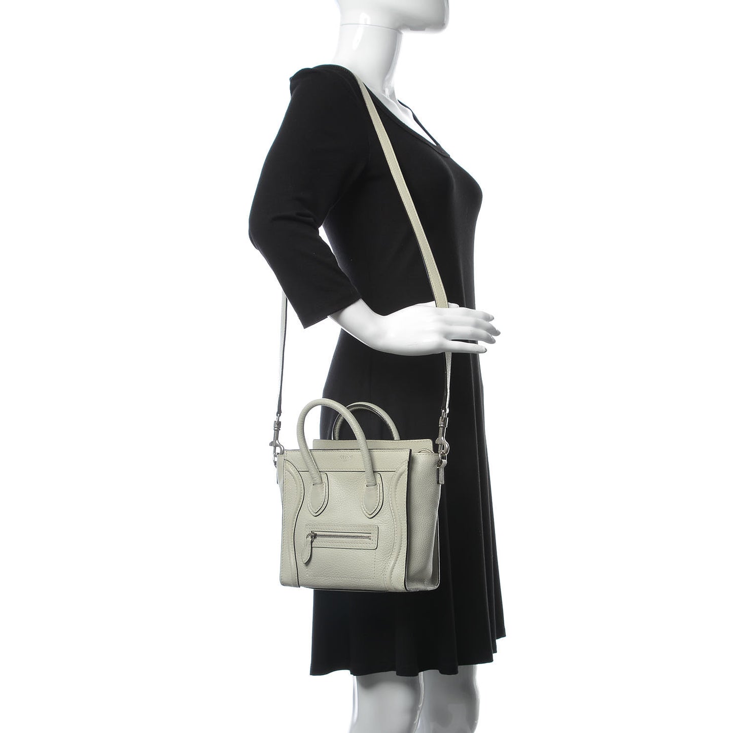 Drummed Calfskin Nano Luggage Lune