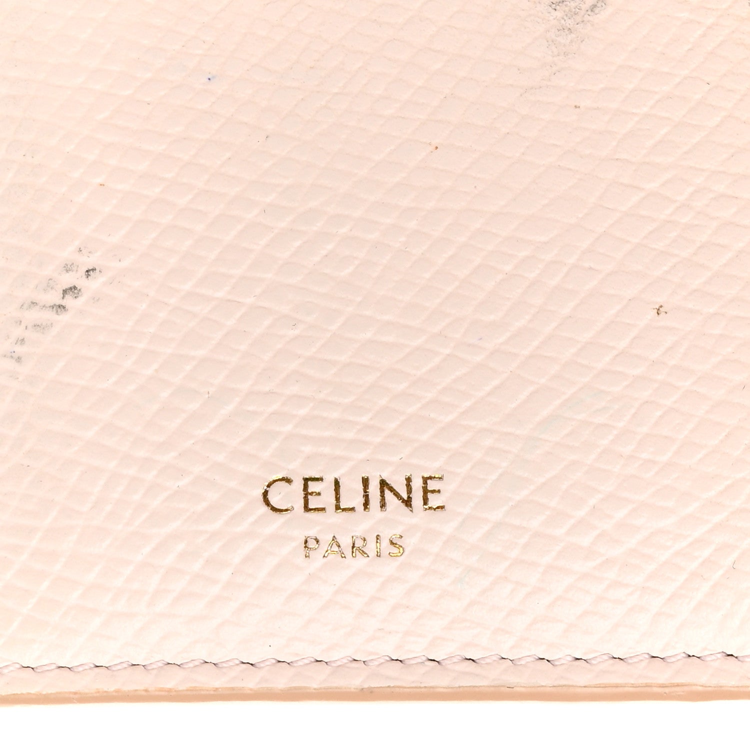 Celine Grained Calfskin Zipped Card Holder Pink 6 of 12
