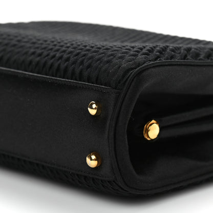 Judith Leiber Satin Butterfly Evening Clutch Black 10 of 16