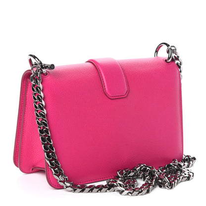 Tom Ford Grained Calfskin Tara Chain Shoulder Bag Pink 3 of 9