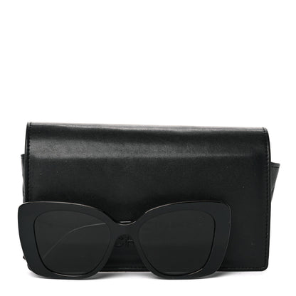 Chanel Acetate Strass Polarized Square Sunglasses 5422-B Black 7 of 7