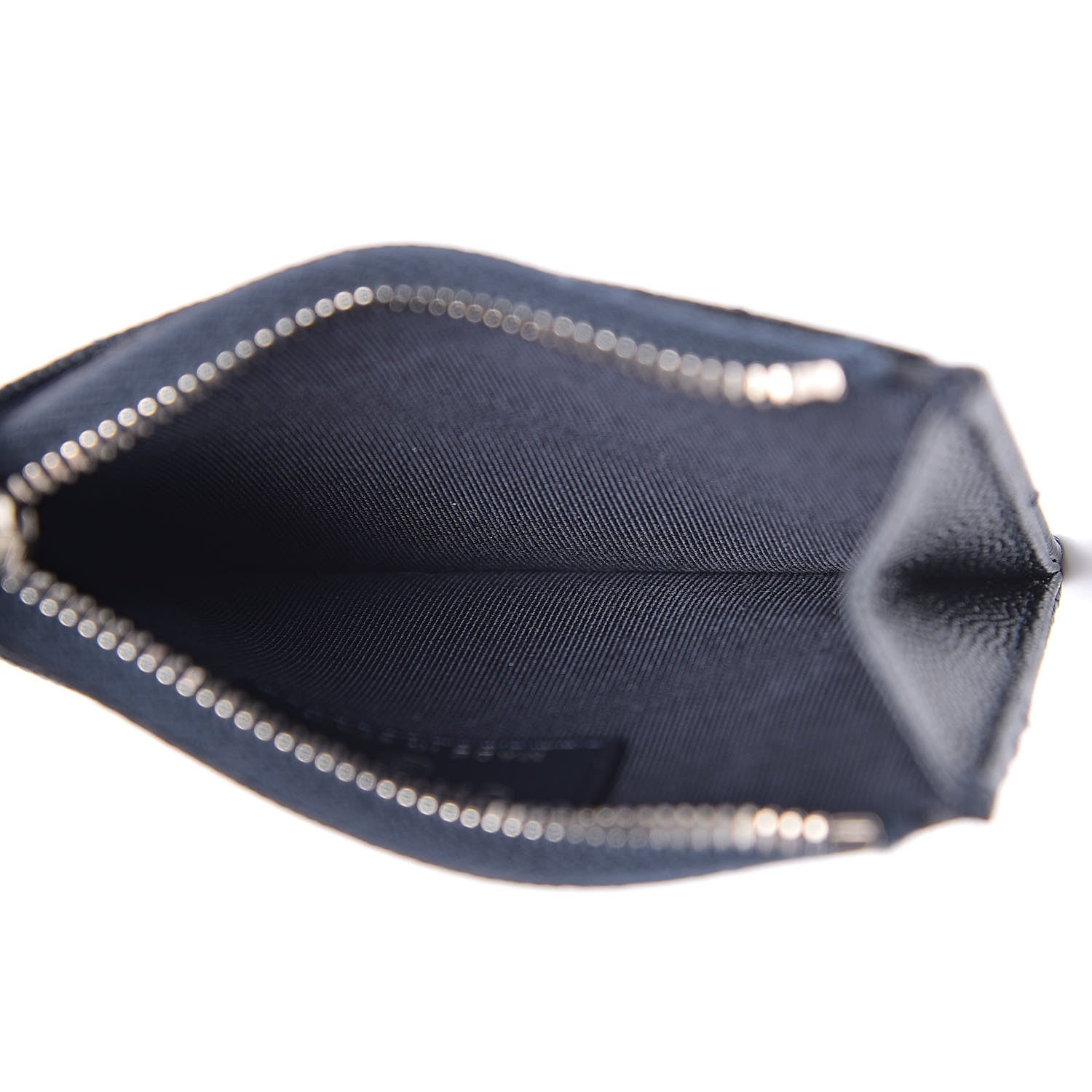 Chanel Caviar Quilted CC Zip Card Holder Navy 5 of 8