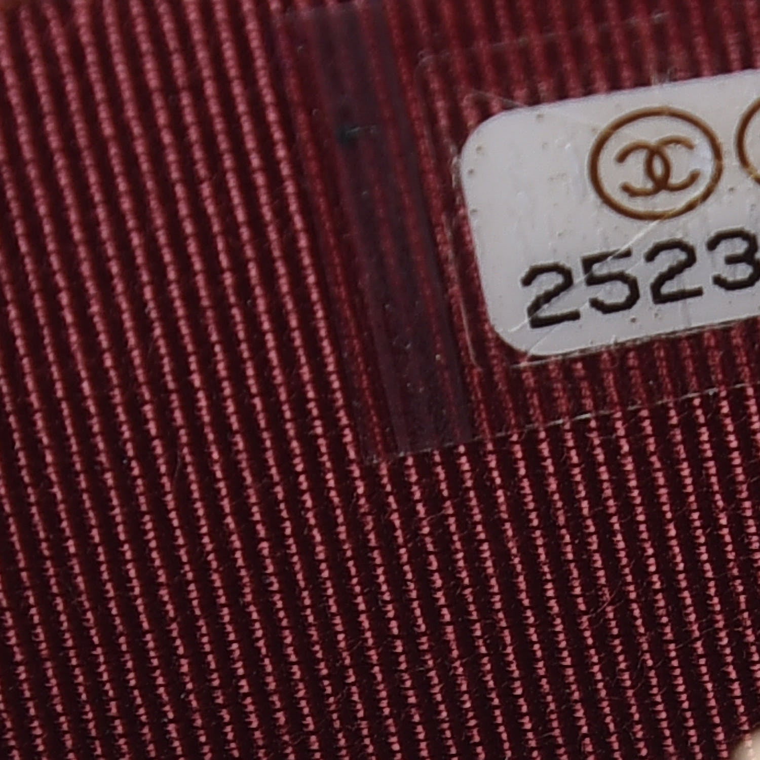Chanel Iridescent Caviar Quilted Zip Coin Purse Burgundy 7 of 8