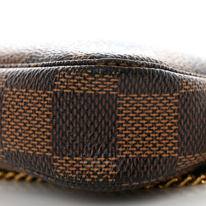 Louis Vuitton LOUIS VUITTON Damier Ebene Mini Pochette Accessories 8 of 8