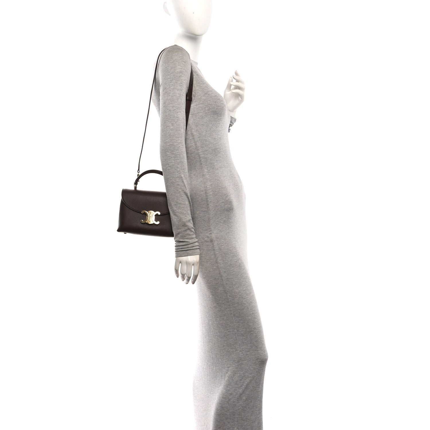 Celine Supple Grained Calfskin Teen Nino Chestnut 2 of 11