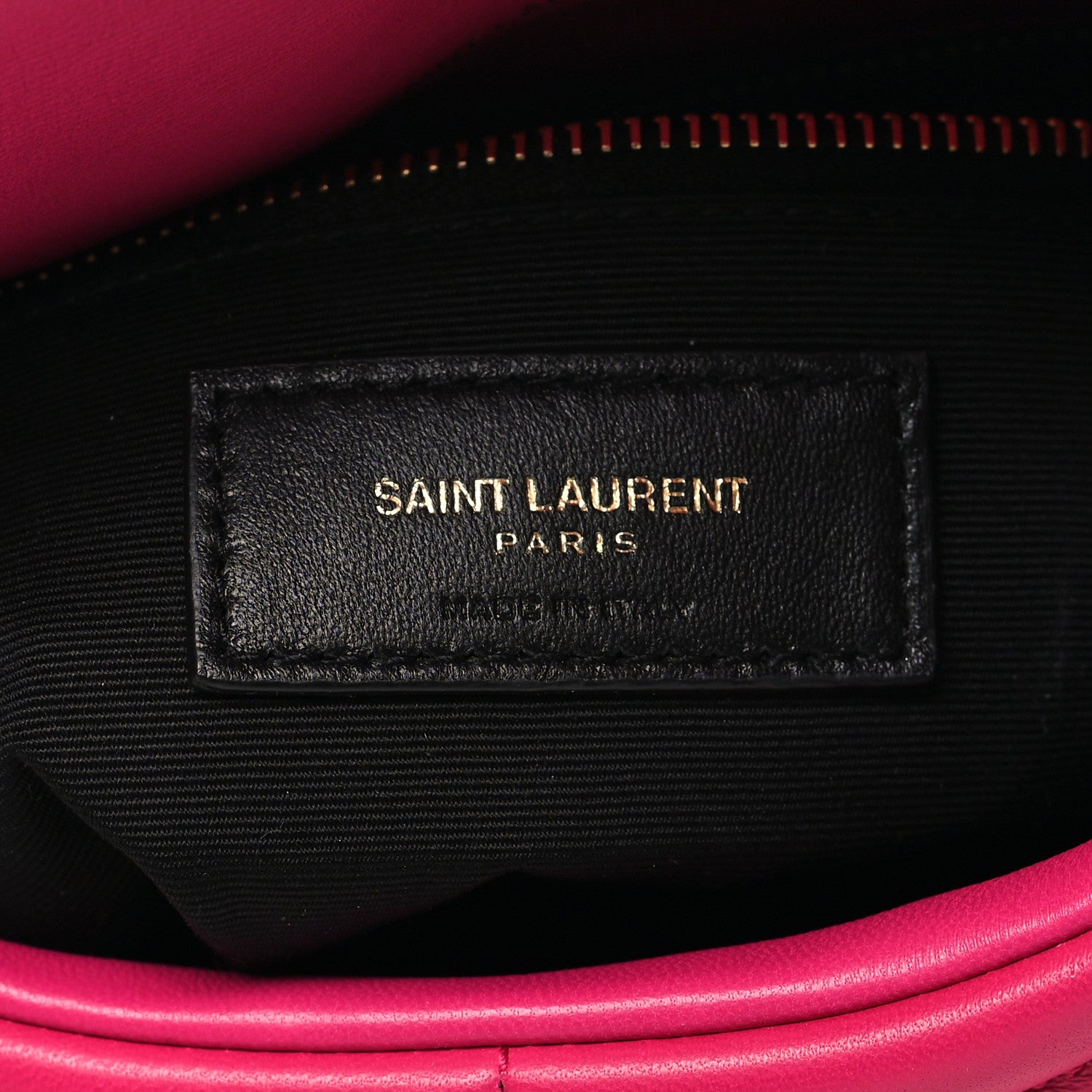 Saint Laurent Lambskin Quilted Toy Loulou Puffer Monogram Chain Satchel Bubblegum 7 of 10