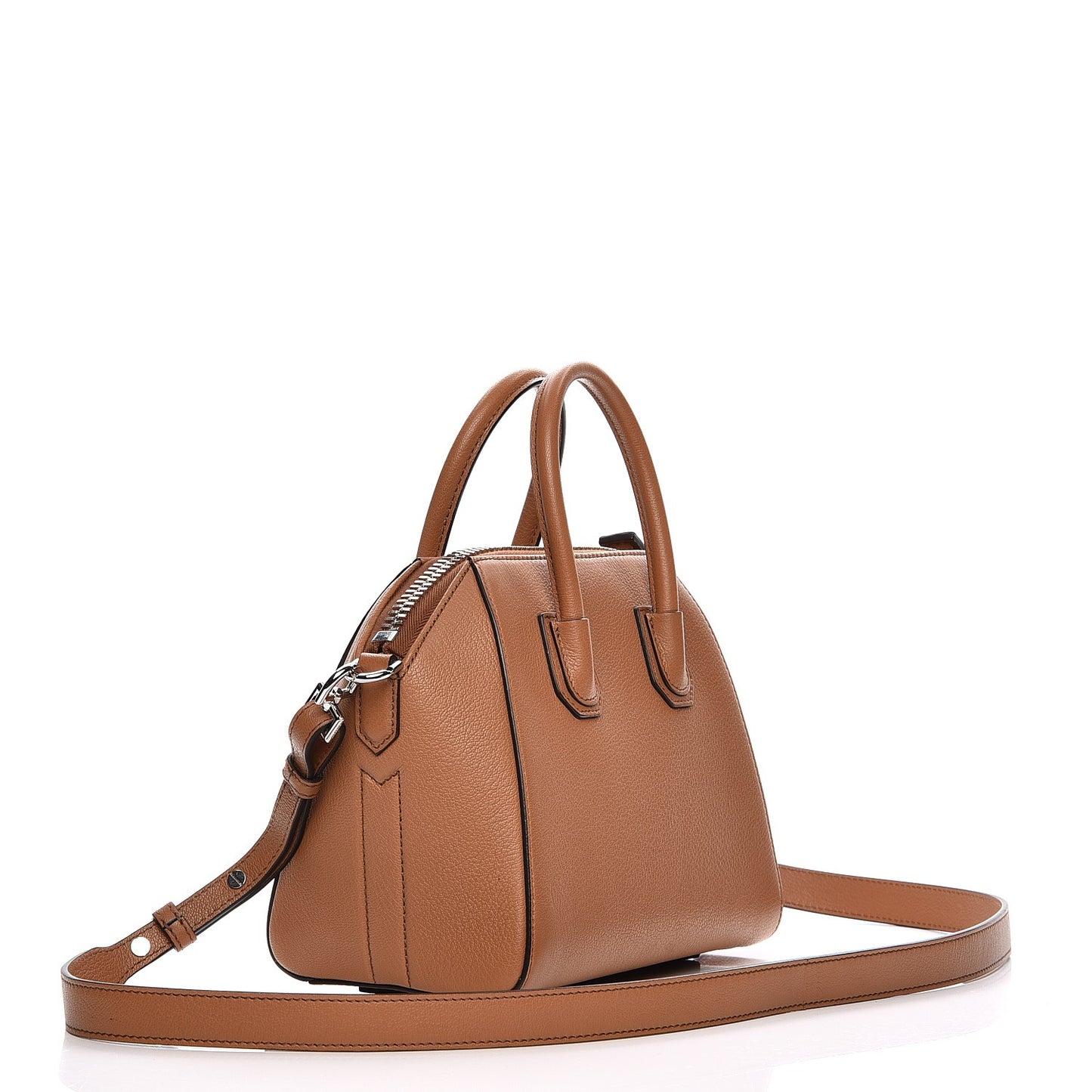 Sugar Goatskin Mini Antigona Caramel