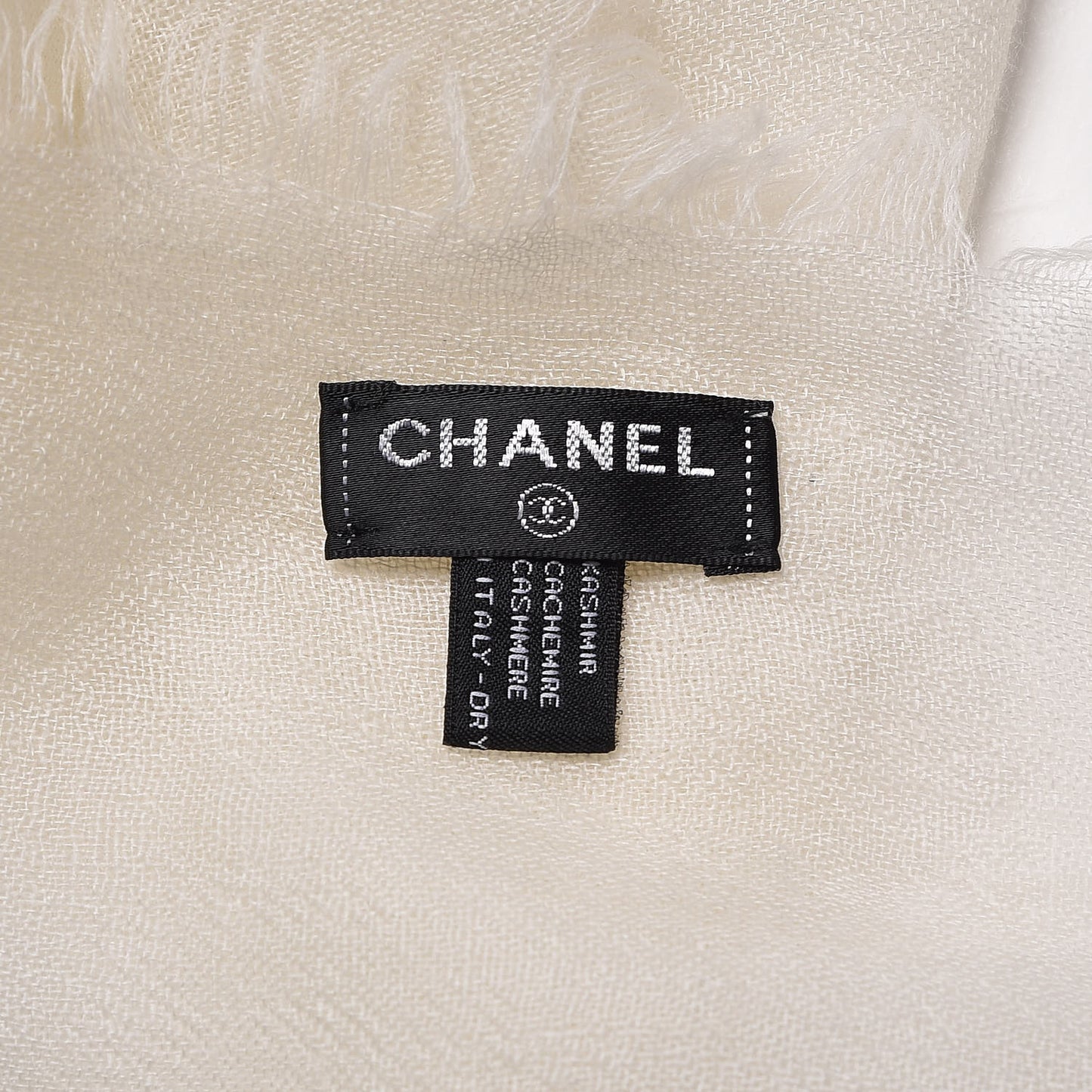 Cashmere No. 5 Scarf White