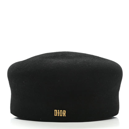 Christian Dior Felt Cap 58 Black 6 of 8