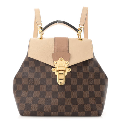 Louis Vuitton Damier Ebene Clapton Backpack Creme 1 of 13