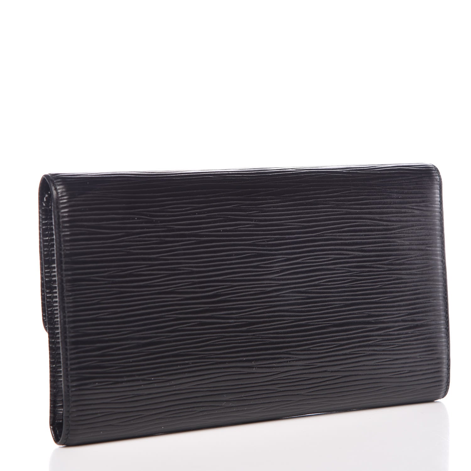 Louis Vuitton Epi Porte Tresor International Wallet Black 3 of 7