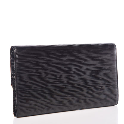 Louis Vuitton Epi Porte Tresor International Wallet Black 3 of 7